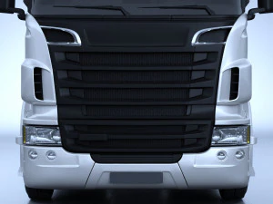 Generic Swedish Truck 01 3D Model