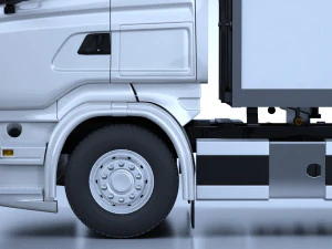 Generic Swedish Truck 01 3D Model