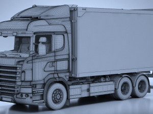 Generic Swedish Truck 01 Model 3D