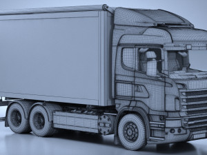 Generic Swedish Truck 01 Model 3D