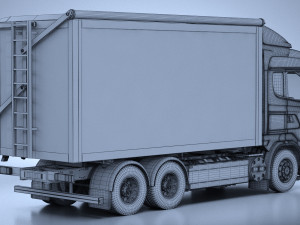 Generic Swedish Truck 01 Model 3D