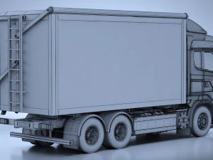 Generic Swedish Truck 01 3D Model