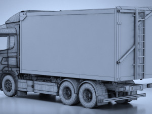 Generic Swedish Truck 01 Model 3D