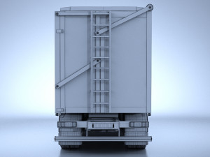 Generic Swedish Truck 01 Model 3D