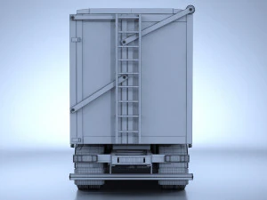 Generic Swedish Truck 01 3D Model