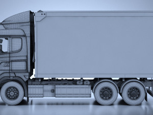 Generic Swedish Truck 01 Model 3D