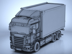 Generic Swedish Truck 01 Model 3D