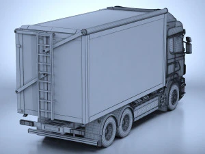 Generic Swedish Truck 01 3D Model