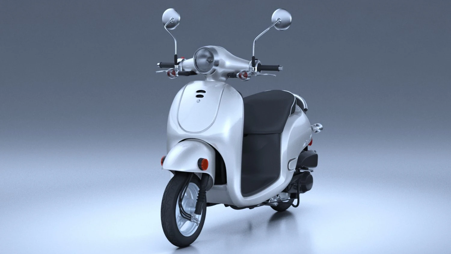 Honda Metropolitan 2013 3D Model .c4d .max .obj .3ds .fbx .stl .blend 