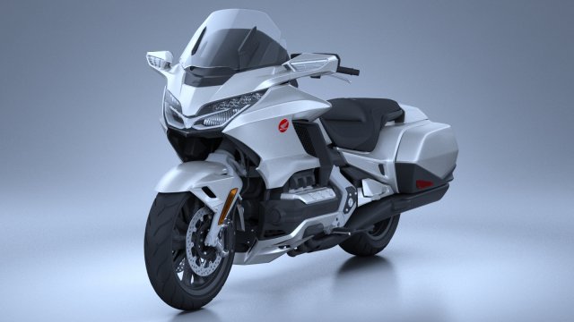 Honda GL 1800 Gold Wing 2018 3Dモデル .c4d .max .obj .3ds .fbx .stl .blend 
