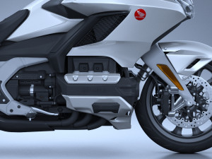 Honda GL 1800 Gold Wing 2018 3Dモデル