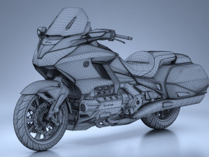Honda GL 1800 Gold Wing 2018 3Dモデル