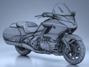 Honda GL 1800 Gold Wing 2018 3Dモデル