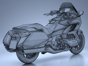 Honda GL 1800 Gold Wing 2018 3Dモデル