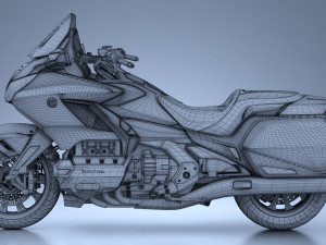Honda GL 1800 Gold Wing 2018 3Dモデル