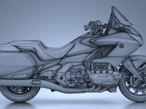 Honda GL 1800 Gold Wing 2018 3Dモデル