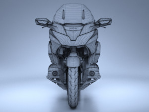 Honda GL 1800 Gold Wing 2018 3Dモデル