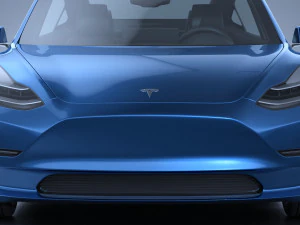 Tesla Model 3 2018 3D Model