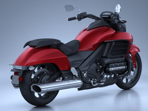Honda Valkyrie GL1800C 2015 Model 3D