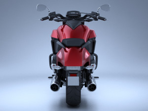 Honda Valkyrie GL1800C 2015 Model 3D