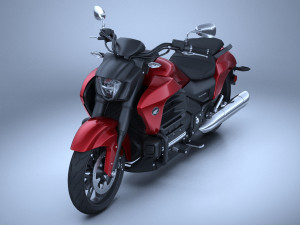 Honda Valkyrie GL1800C 2015 Model 3D