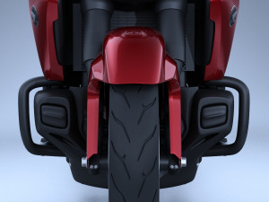 Honda Valkyrie GL1800C 2015 Model 3D