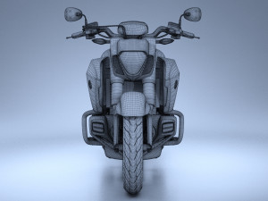 Honda Valkyrie GL1800C 2015 Model 3D