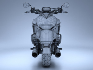 Honda Valkyrie GL1800C 2015 Model 3D