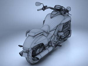 Honda Valkyrie GL1800C 2015 Model 3D