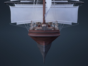 Old Ship Modelo 3D