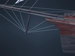 Old Ship 3D Model