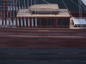 Old Ship 3D Model