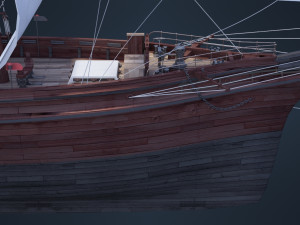 Old Ship Modelo 3D