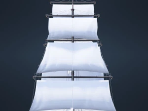 Old Ship 3D Model