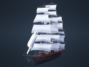 Old Ship Modelo 3D