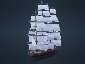 Old Ship Modelo 3D