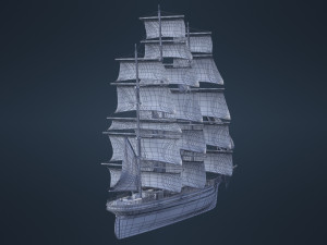 Old Ship Modelo 3D