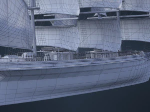 Old Ship 3D Model