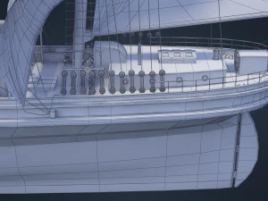 Old Ship 3D Model