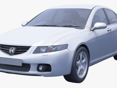 Honda Accord sedan 2003 3D Model