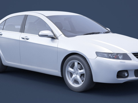 Honda Accord sedan 2003 3D Model