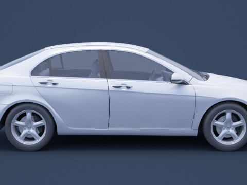 Honda Accord sedan 2003 3D Model