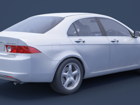 Honda Accord sedan 2003 3D Model