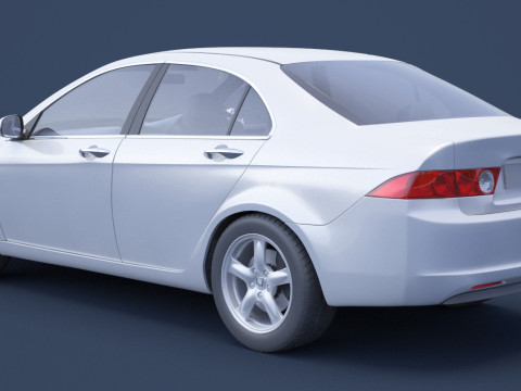Honda Accord sedan 2003 3D Model