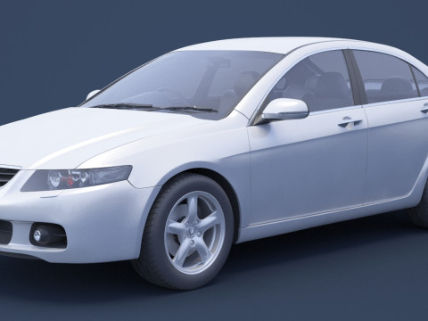 Honda Accord sedan 2003 3D Model