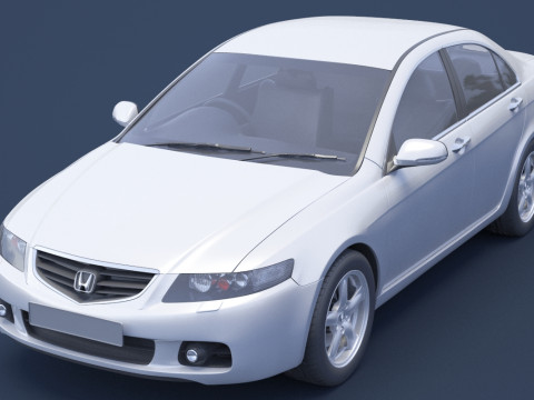 Honda Accord sedan 2003 3D Model