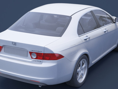 Honda Accord sedan 2003 3D Model