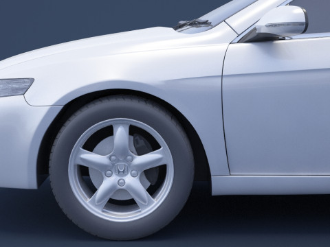 Honda Accord sedan 2003 3D Model