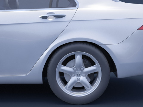 Honda Accord sedan 2003 3D Model