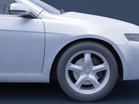 Honda Accord sedan 2003 3D Model